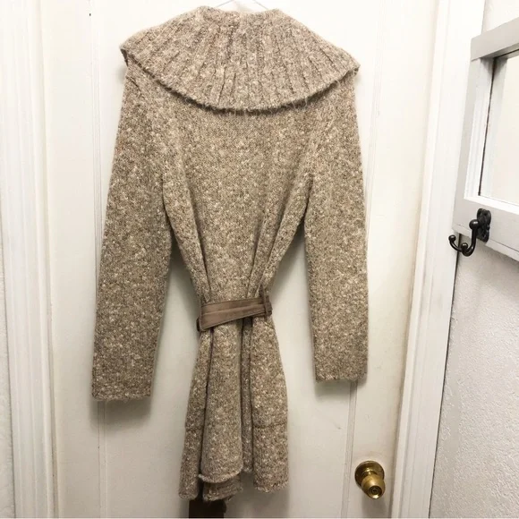 J Jill Alpaca Mohair Blend Knit Duster Cardigan Multicolor Size Medium - Picture 5 of 14